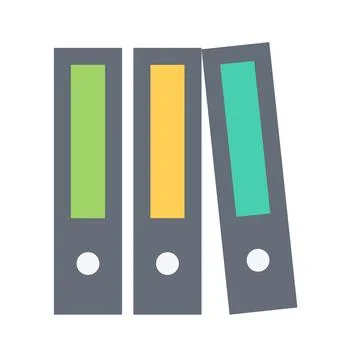 Design vector image icons documentation Stock Illustration