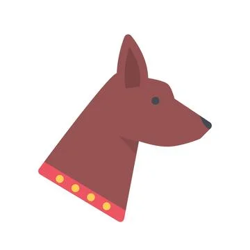 Design vector image icons dog Illustrazione stock