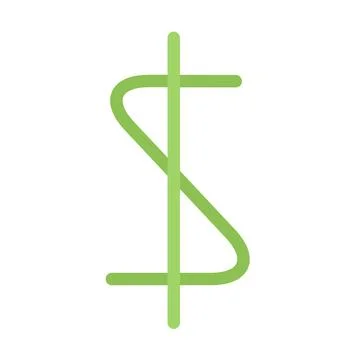 Design vector image icons dollar Illustrazione stock