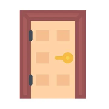Design vector image icons door Stock Illustration