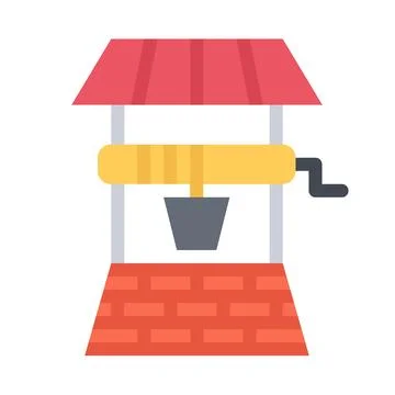 Design vector image icons draw well Stock Illustration