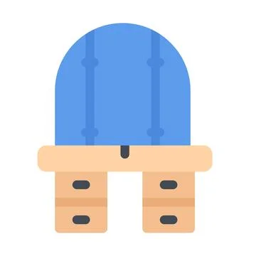 Design vector image icons dressing-table Stock Illustration