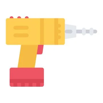 Design vector image icons drill Stock Illustration