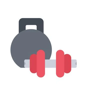 Design vector image icons dumbbell weight Stock Illustration