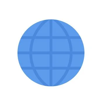 Design vector image icons earth Illustrazione stock
