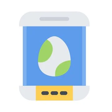 Design vector image icons egg game Stock Illustration