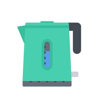 Design vector image icons electric kettle Stock Illustration