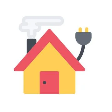 Design vector image icons electrical connection Stock Illustration