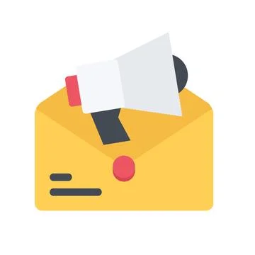 Design vector image icons email marketing Stock Illustration