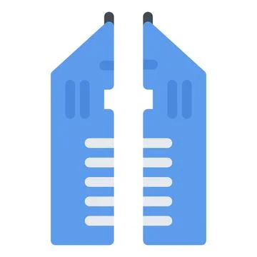 Design vector image icons emirates towers Stock Illustration
