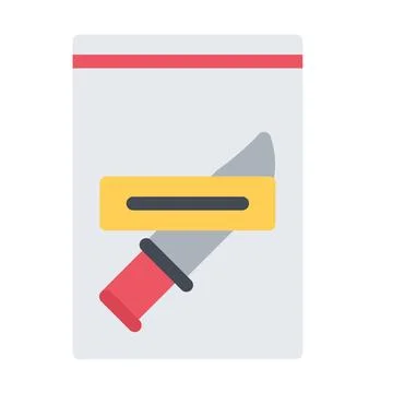 Design vector image icons evidence Stock Illustration