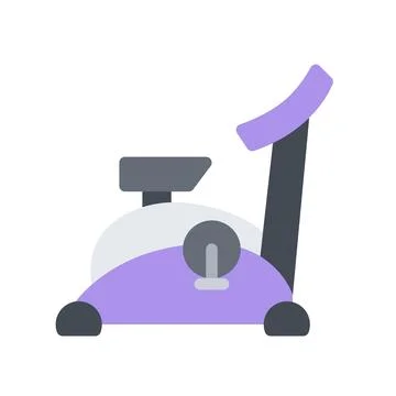 Design vector image icons exercise bike Stock Illustration