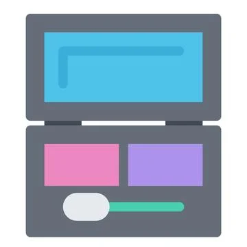 Design vector image icons eyeshadow Stock Illustration