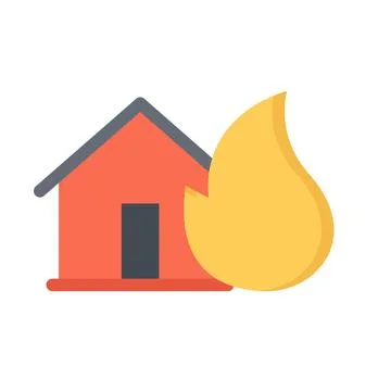 Design vector image icons fire Illustrazione stock