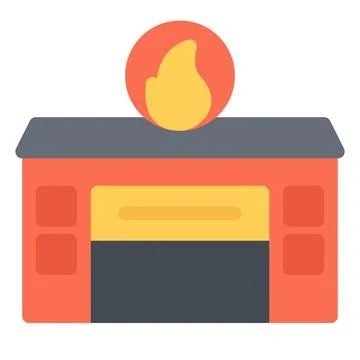 Design vector image icons firefighters Stock Illustration