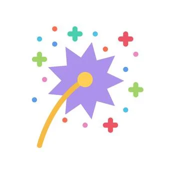 Design vector image icons firework Stock Illustration