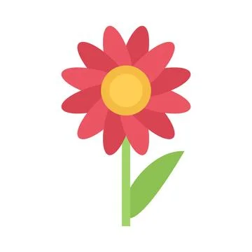 Design vector image icons flower Stock Illustration