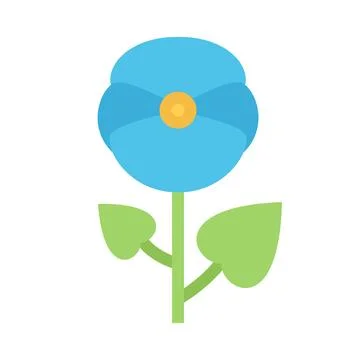 Design vector image icons flower Stock Illustration