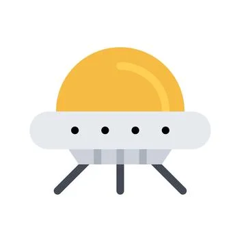 Design vector image icons flying saucer Stock Illustration