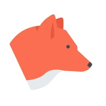 Design vector image icons fox Stock Illustration