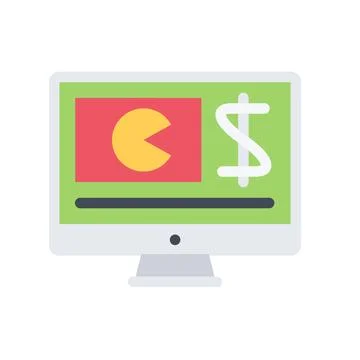 Design vector image icons game store Stock Illustration