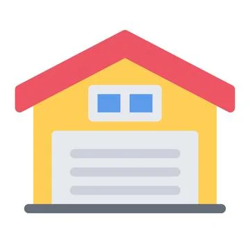 Design vector image icons garage Stock Illustration