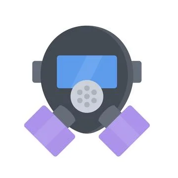 Design vector image icons gas mask Stock Illustration