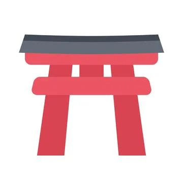 Design vector image icons gate Stock Illustration