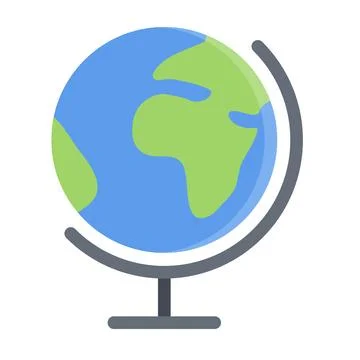 Design vector image icons globe Stock Illustration