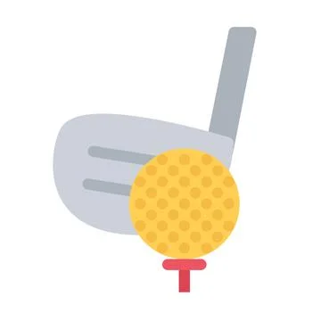 Design vector image icons golf Stock Illustration