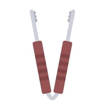 Design vector image icons grill-tongs Stock Illustration