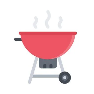 Design vector image icons grill Stock Illustration