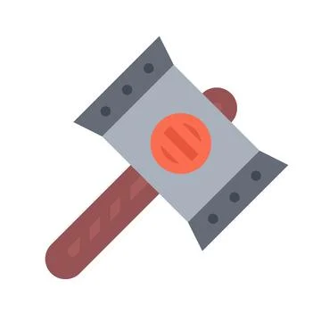 Design vector image icons hammer Illustrazione stock