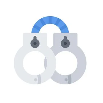 Design vector image icons handcuffs Stock Illustration