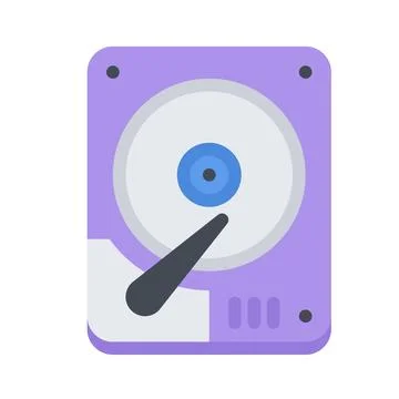 Design vector image icons hdd Stock Illustration