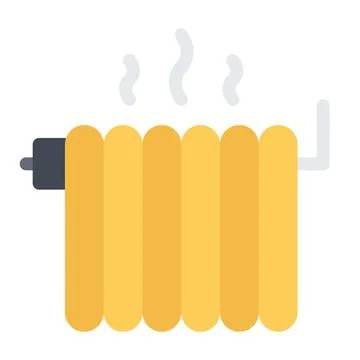 Design vector image icons heating Stock Illustration