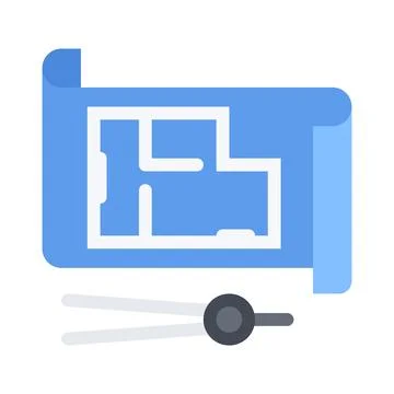 Design vector image icons house plan Stock Illustration