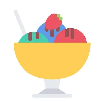 Design vector image icons ice cream Stock Illustration