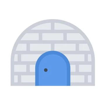 Design vector image icons igloo Stock Illustration