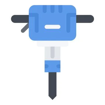Design vector image icons jackhammer Stock Illustration
