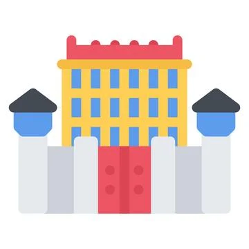 Design vector image icons jail Stock Illustration