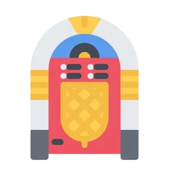 Design vector image icons jukebox Stock Illustration