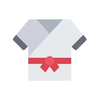 Design vector image icons karate Stock Illustration