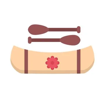 Design vector image icons kayak 库存插图