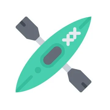 Design vector image icons kayak Stock Illustration