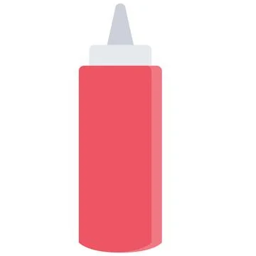 Design vector image icons ketchup Stock Illustration