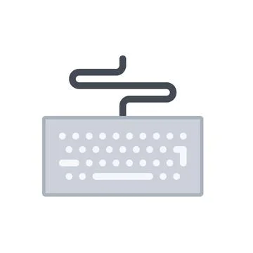 Design vector image icons keyboard Stock Illustration
