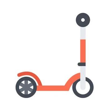 Design vector image icons kick scooter Stock Illustration