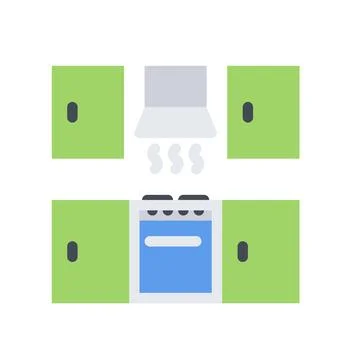 Design vector image icons kitchen Stock Illustration