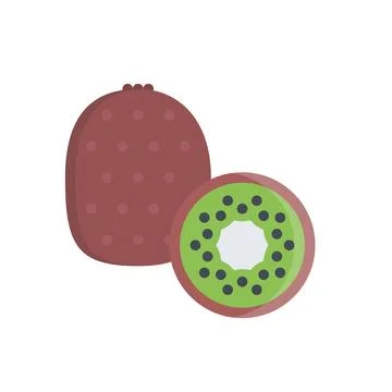 Design vector image icons kiwi Stock Illustration